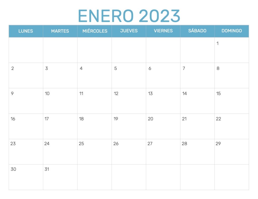 Calendario Enero 2023 Para Imprimir Cuadro Docalendario 1506