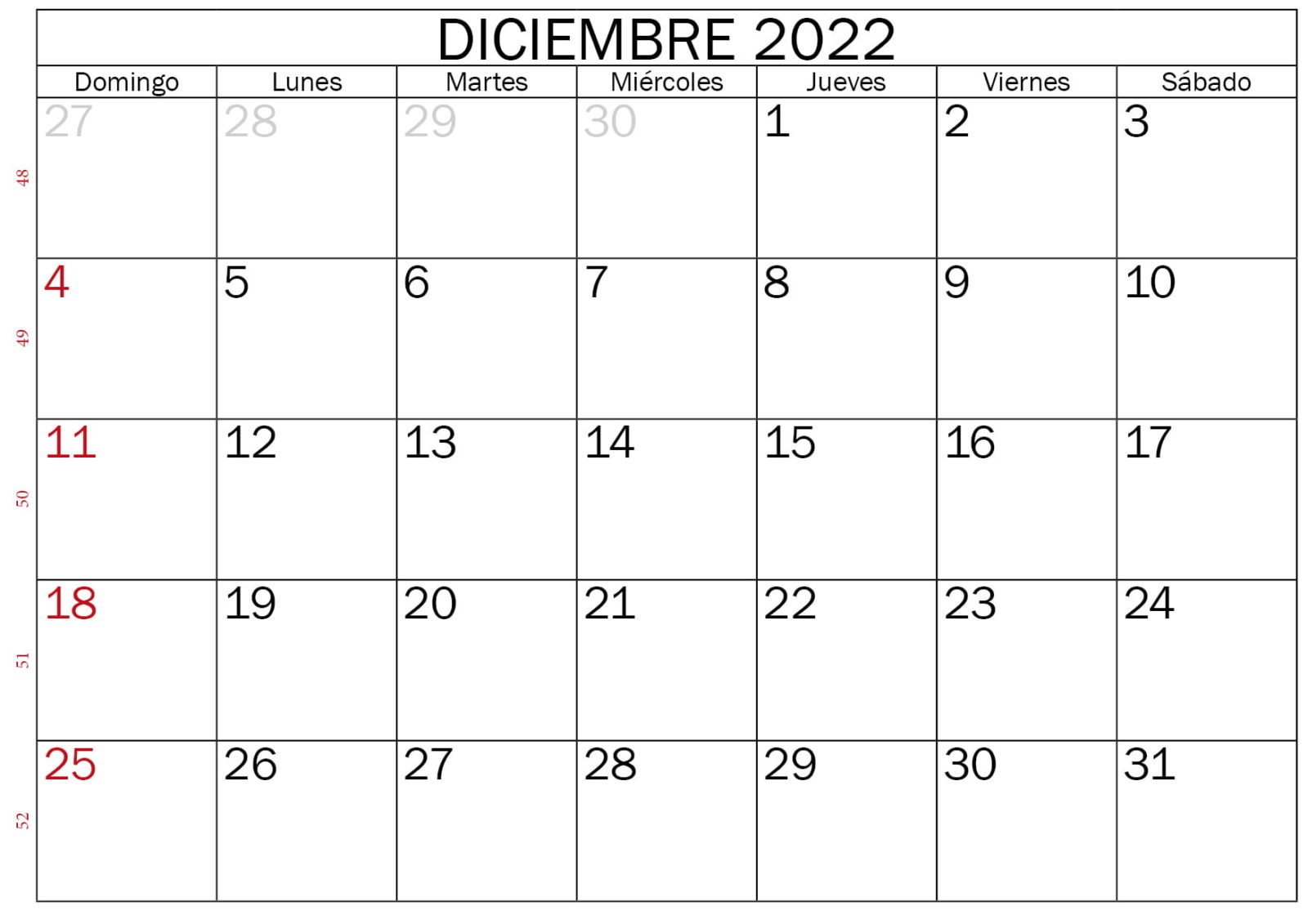 Dicembre 2022 Calendario