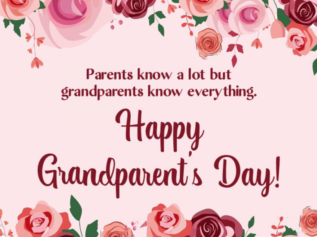 Happy Grandparents Day - Each One’s Life And Irreplaceable - Docalendario